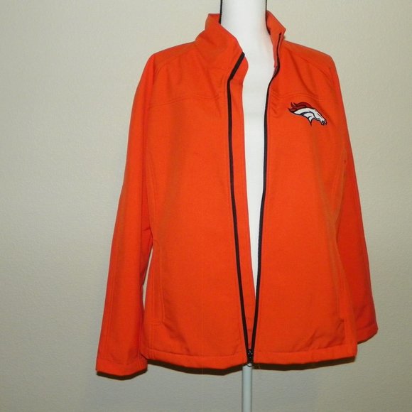 Denver Broncos Orange Jacket Women XL Like New! - Picture 5 of 5